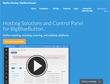 Tablet Screenshot of bigbluemeeting.com